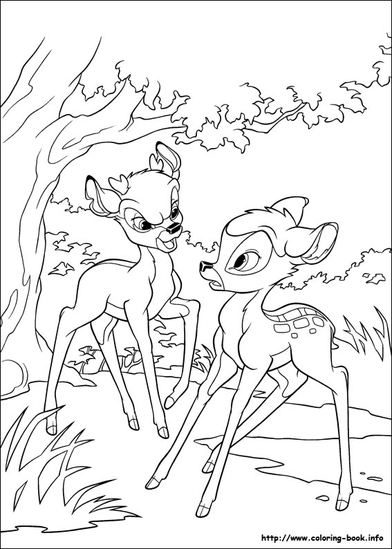 Bambi 2 coloring picture